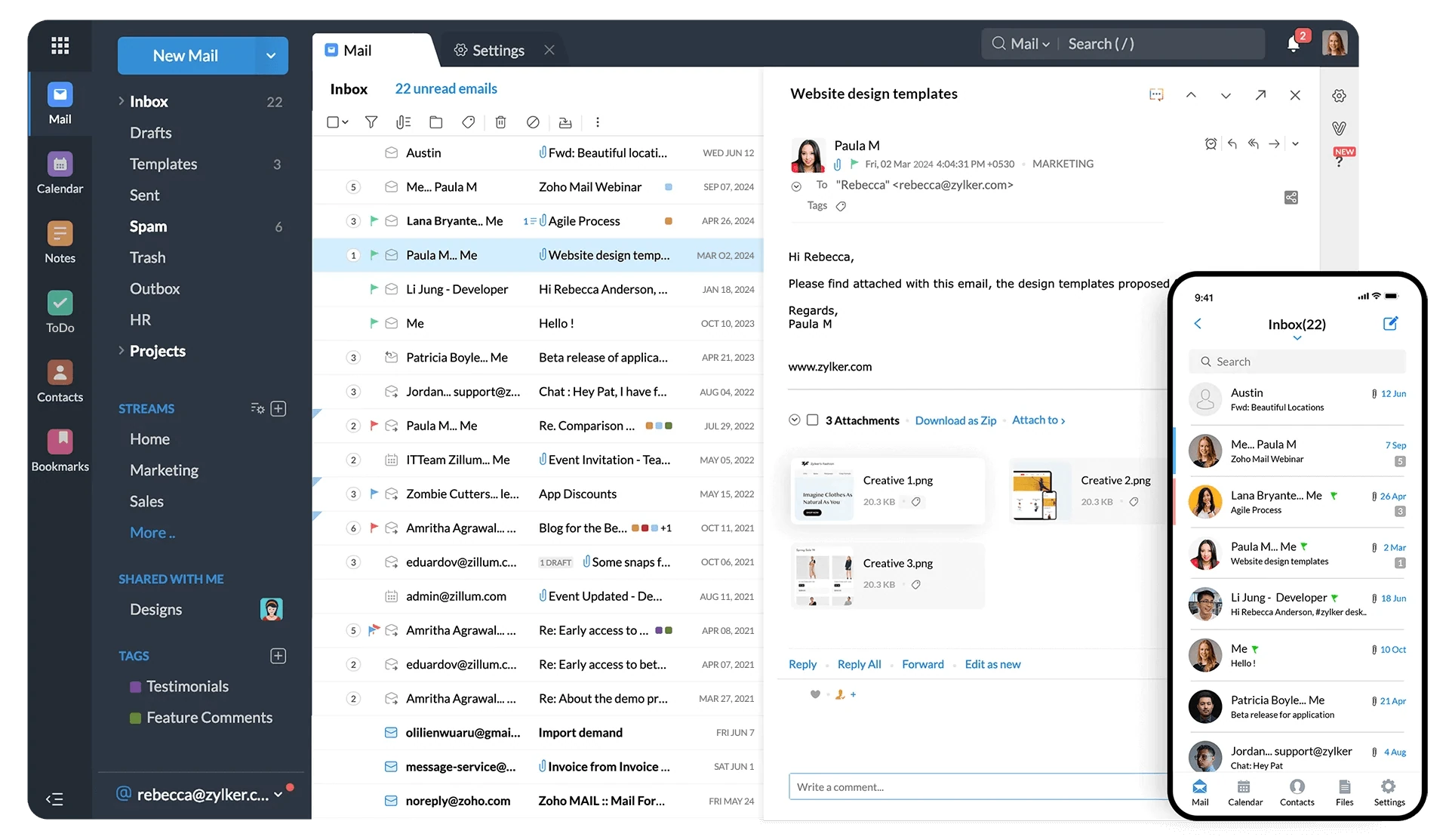 Zoho Workplace Devices